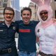 Shawn Levy with Joe Keery and Utkarsh Ambudkar. Yeah, it’s weird.